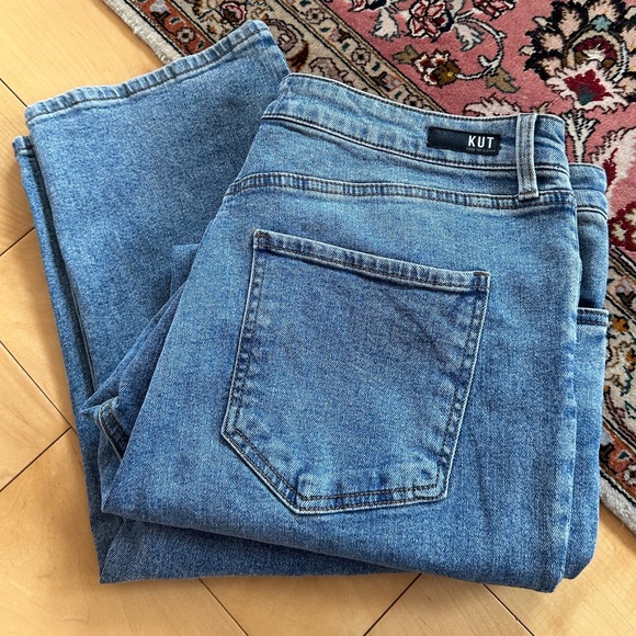 Kut from the Kloth Denim - KUT Rosa High Rise Ankle Straight Leg Denim